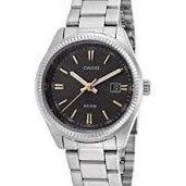 Casio Analog — Blue dial, steel case