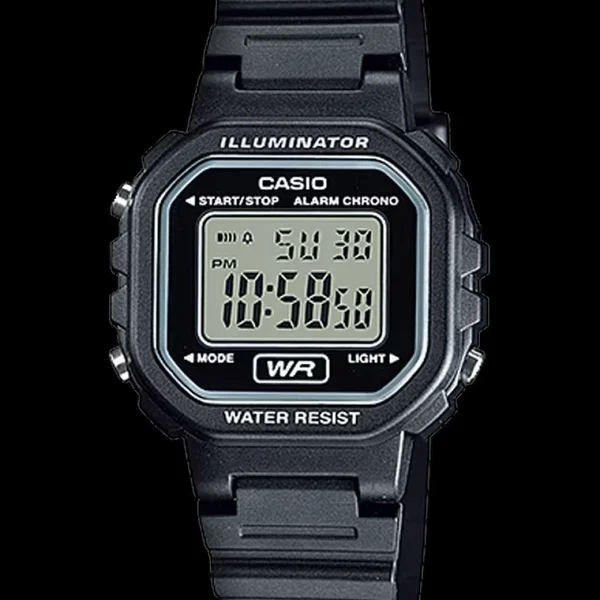 Casio Vintage Digital — Black dial, resin case