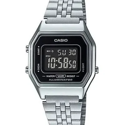 Casio Vintage Digital — Silver dial, resin case