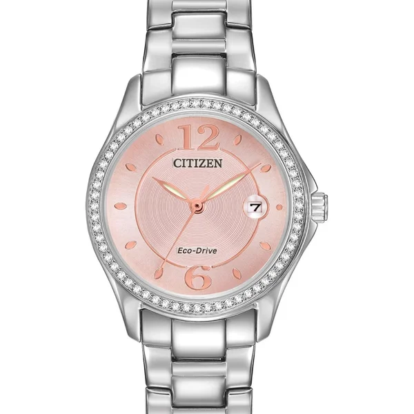 Citizen Eco-Drive — White dial, steel case