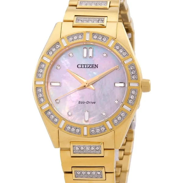 Citizen Eco-Drive — White dial, steel case