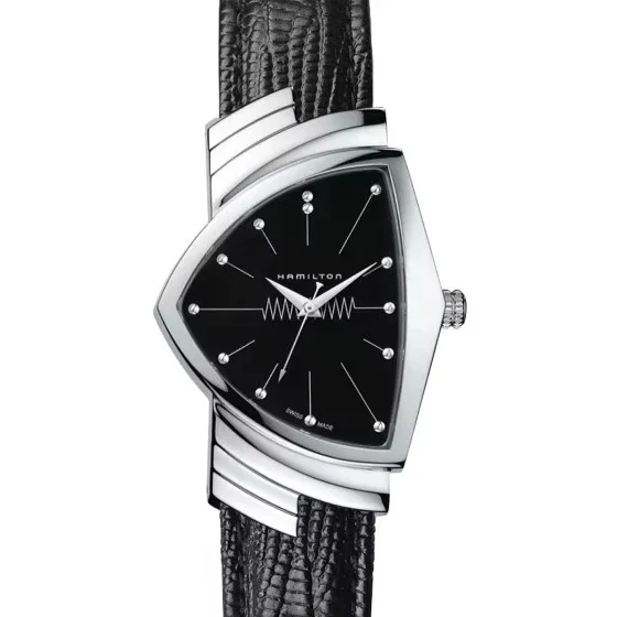 Hamilton Ventura — White dial, steel case