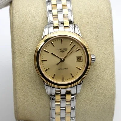 Longines Flagship — White dial, steel case