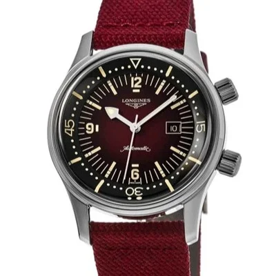 Longines Legend Diver — Black dial, steel case