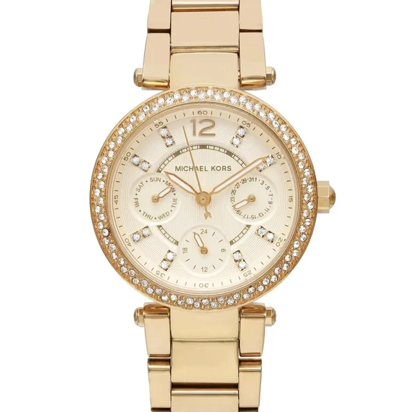 Michael Kors Parker — White dial, steel case