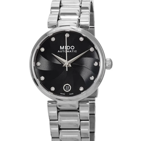 Mido Baroncelli — White dial, steel case