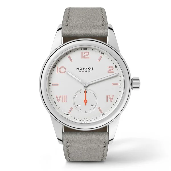 Nomos Club Campus — White dial, steel case