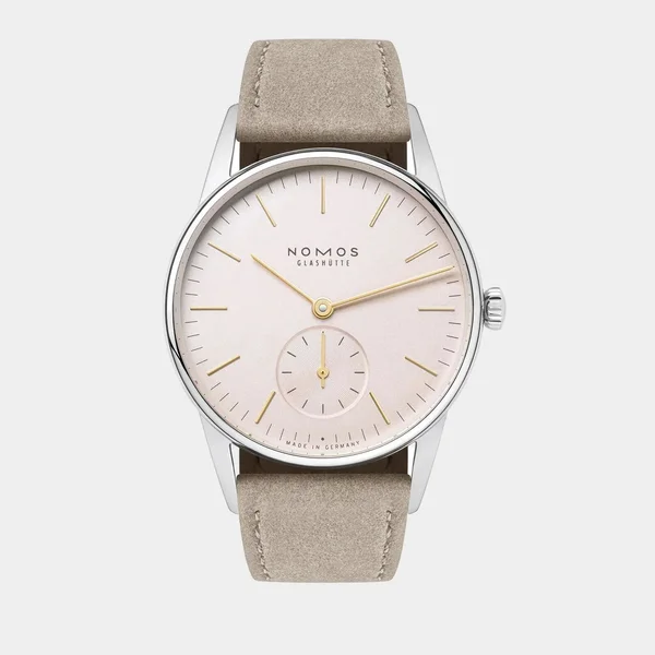 Nomos Orion — White dial, steel case