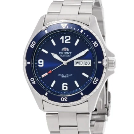 Orient Mako — Black dial, steel case