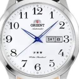 Orient TriStar — Blue dial, steel case