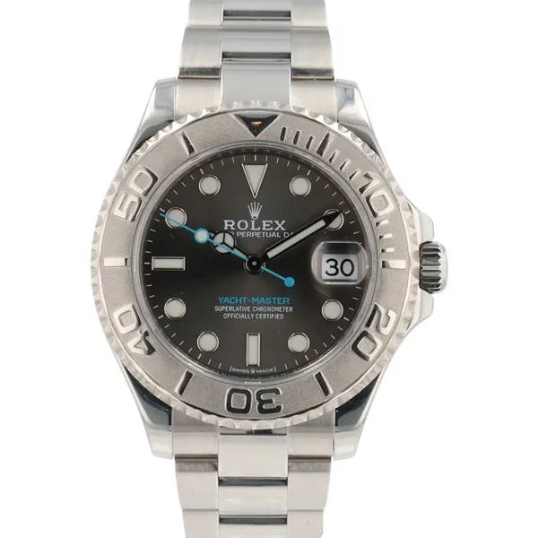 Rolex Yacht-Master — Black dial, steel case