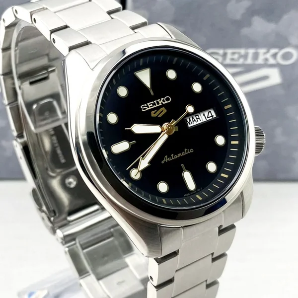 Seiko 5 Sports — Blue dial, steel case