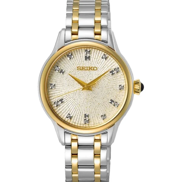 Seiko Coutura — Mother of Pearl dial, steel case