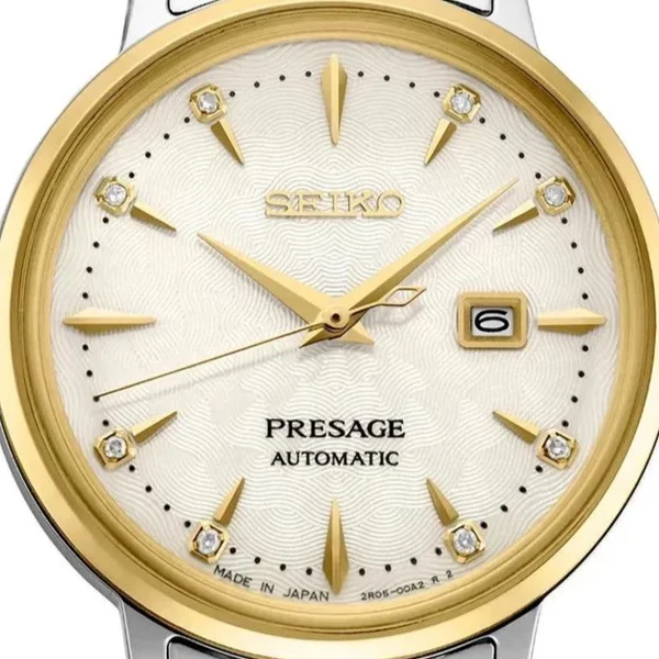 Seiko Presage — White dial, steel case