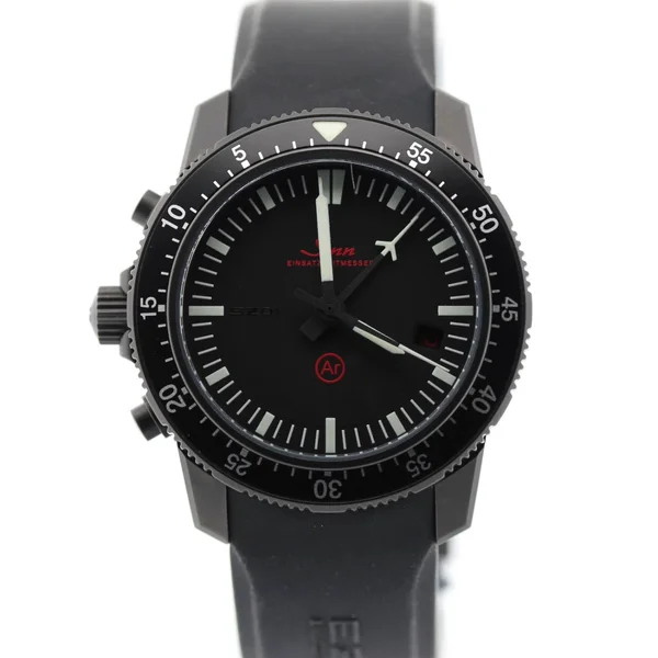 Sinn 456 — Black dial, steel case