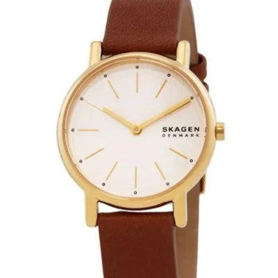 Skagen Signatur — White dial, steel case