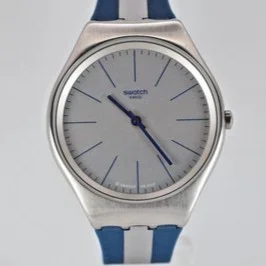 Swatch Irony — White dial, steel case