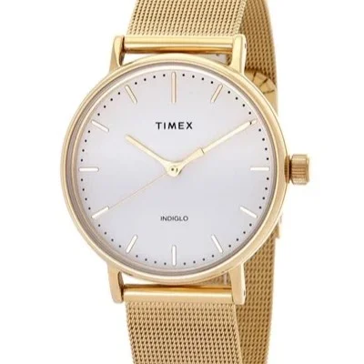 Timex Fairfield — White dial, steel case