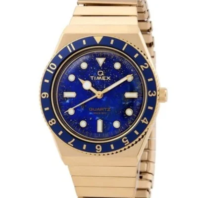 Timex Q Timex — Black dial, steel case