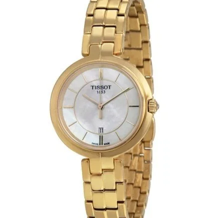 Tissot Flamingo — White dial, steel case