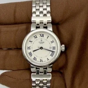 Tudor Clair de Rose — White dial, steel case